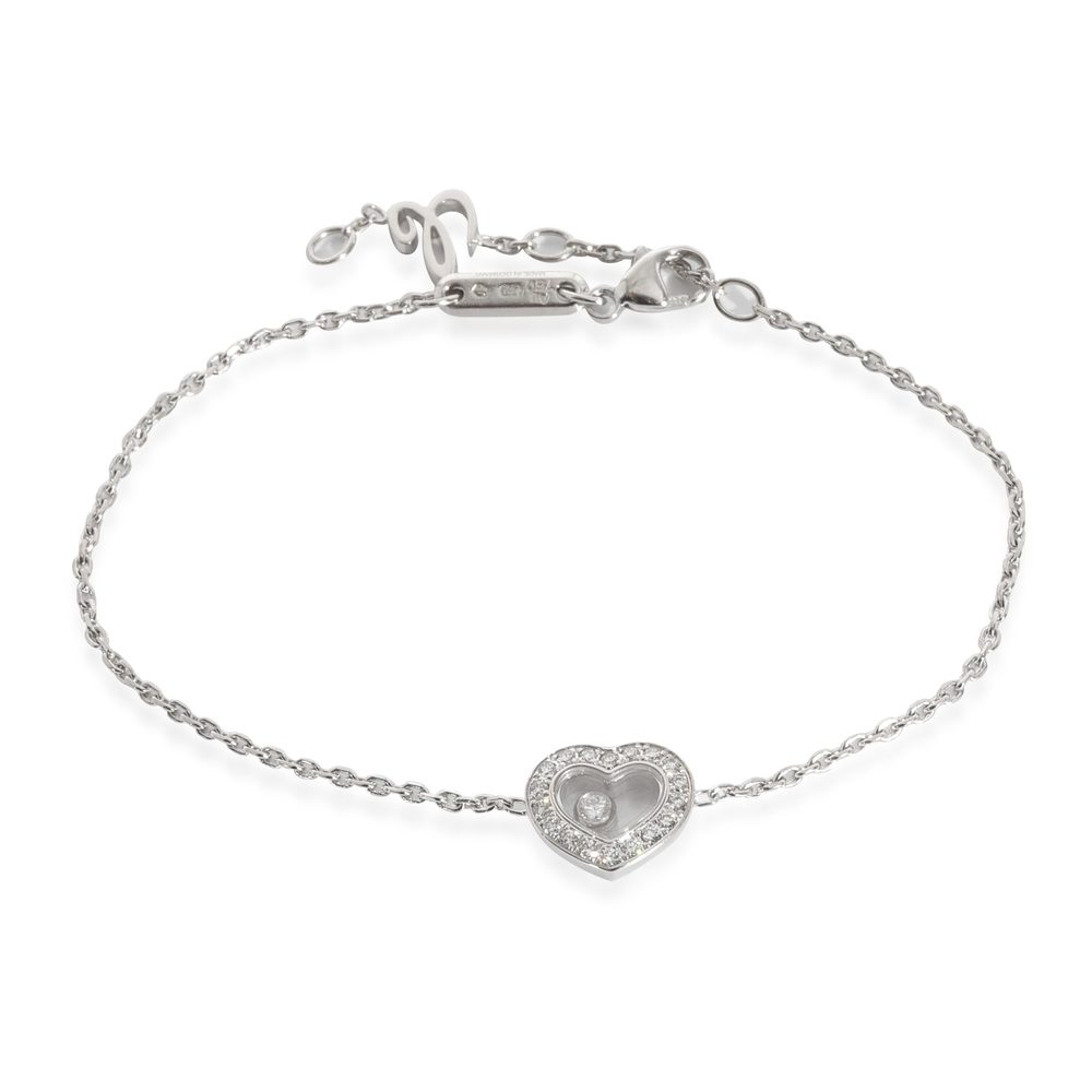 Chopard Happy Diamond Bracelet in 18KT Yellow Gold 0.18 CTW